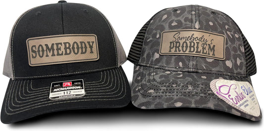 Somebody's Problem Vintage Trucker Hats for Men & Women