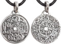 925 Sterling Silver Lucky Coin Necklace - Feng Shui Wealth Charm