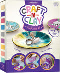 Craft 'n Clay Jewelry Dish Making Kit for Kids - Creative DIY Kit