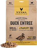 Vital Essentials Freeze-Dried Raw Duck Cat Food Crunchy Nibs
