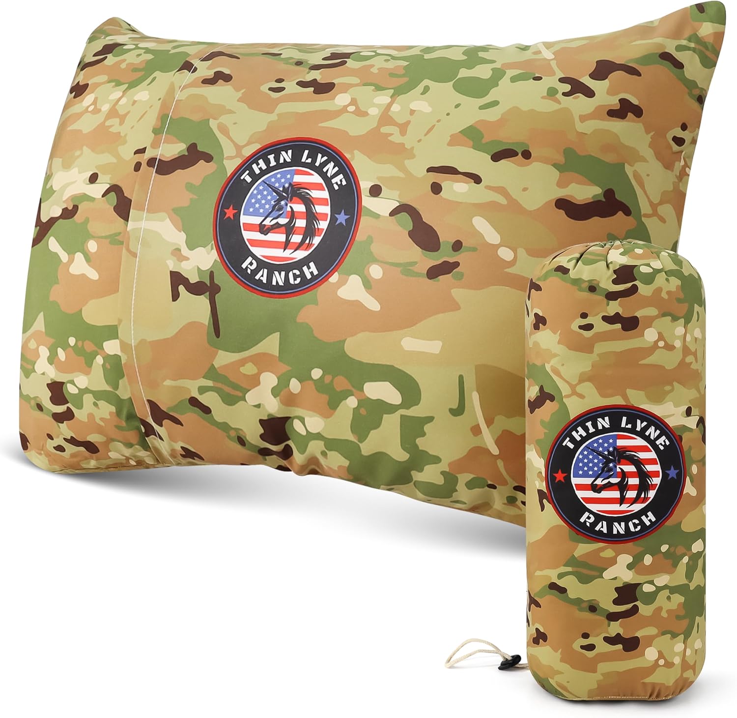 Memory Foam Camping Pillow - Ultimate for Travel & Comfort