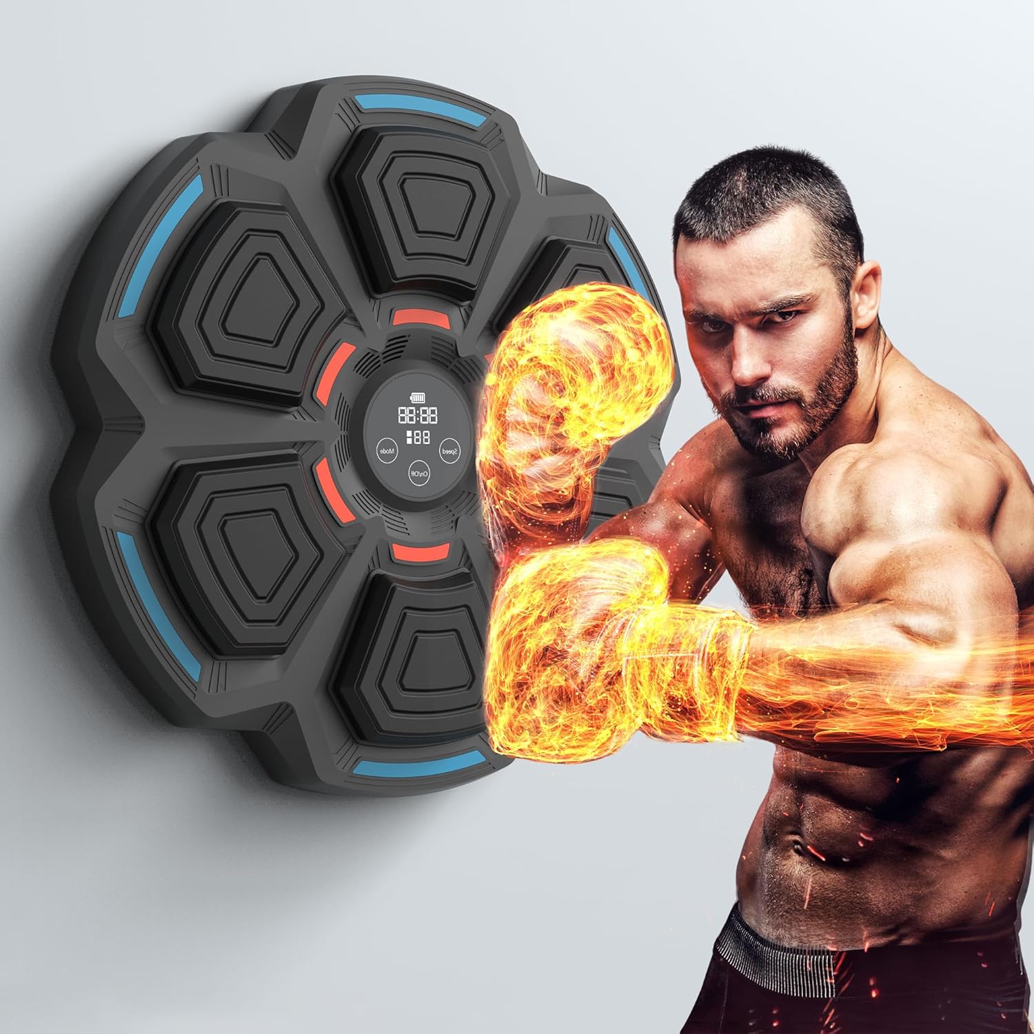 Interactive Wall-Mounted Music Boxing Pad - FitMount