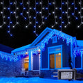 Hopolon 33FT 360L LED Christmas Icicle Lights - Outdoor Waterproof