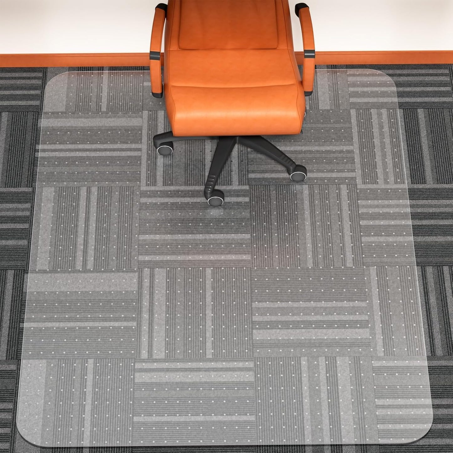 WASJOYE 48 x 60 Office Chair Mat for Carpet Protection
