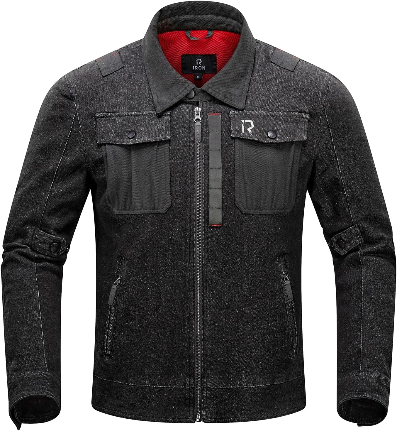 BORLENI Motorcycle Jacket Denim Breathable Reflective Armor Protection