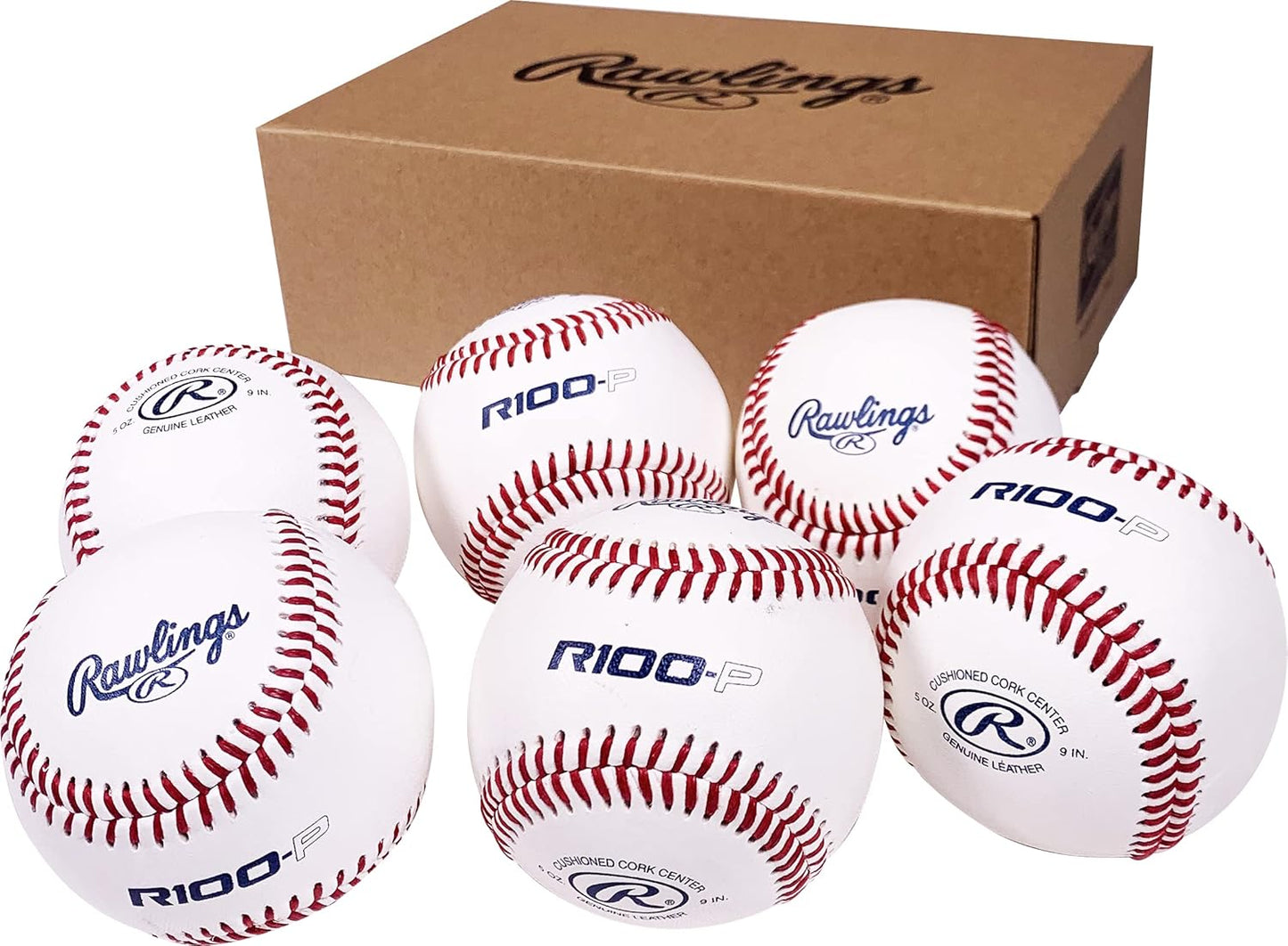 Rawlings R100-P Practice Baseballs for High School and Youth
