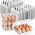 160 Pack Egg Cartons Cheap Bulk 12 Count Clear Empty Egg Cartons
