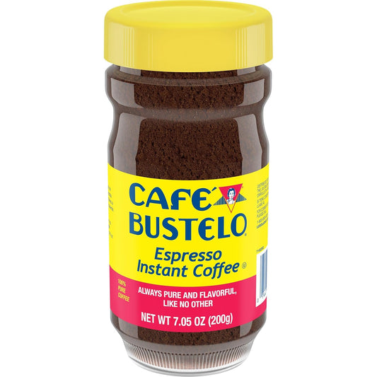 Caf Bustelo Espresso Dark Roast Instant Coffee - Bold Flavor!