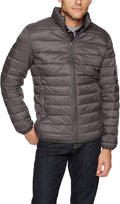 Packable Lightweight Water-Resistant Puffer Jacket (Style JQH1)