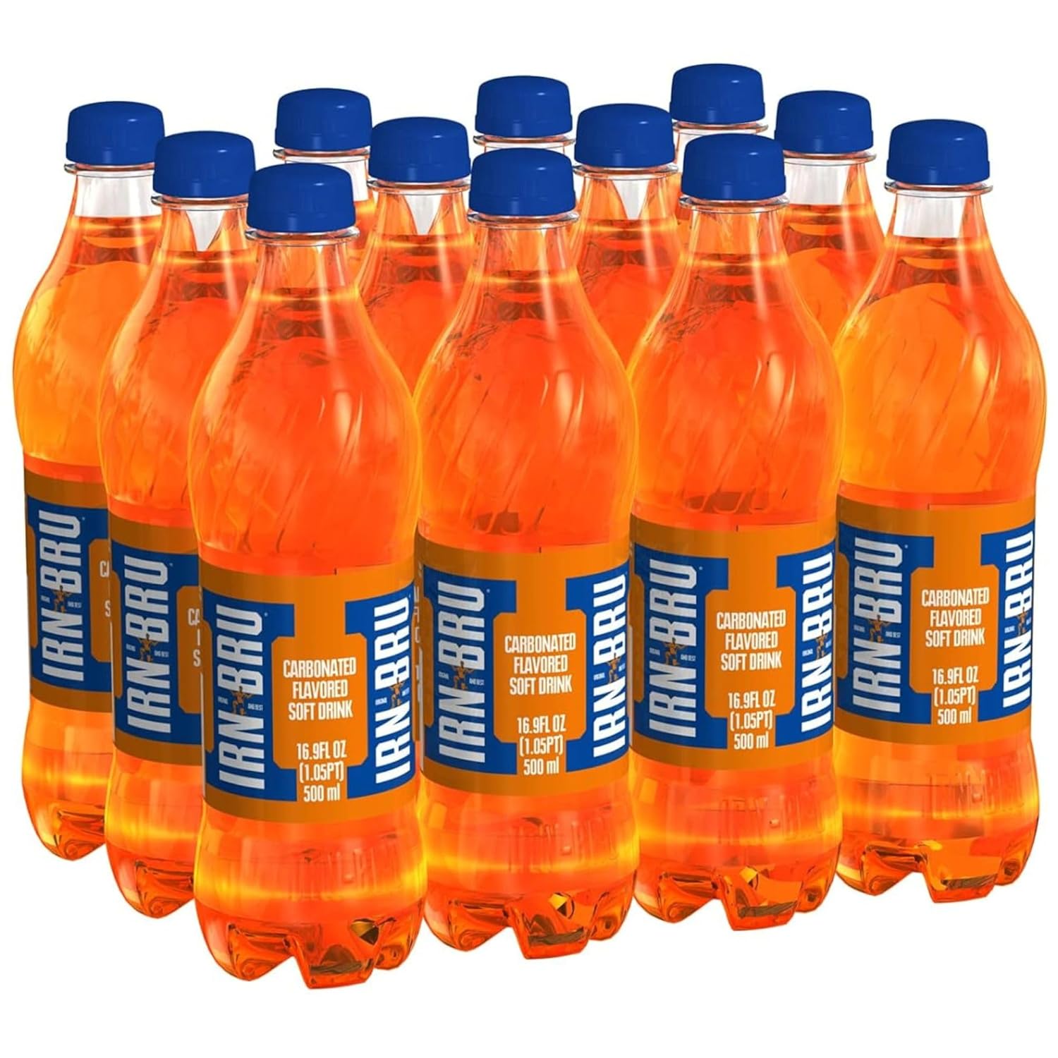 IRN-BRU Original Scottish Sparkling Soda - Bold Citrus Flavor