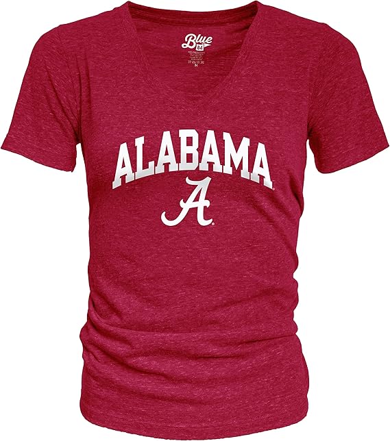 Blue 84 Women's Alabama Crimson Tide Heathered Confetti T Shirt