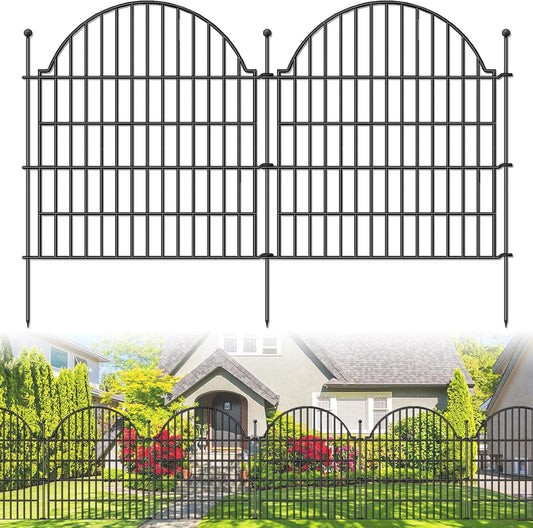 Decorative Metal Garden Fence Panels for Dogs and Rabbits