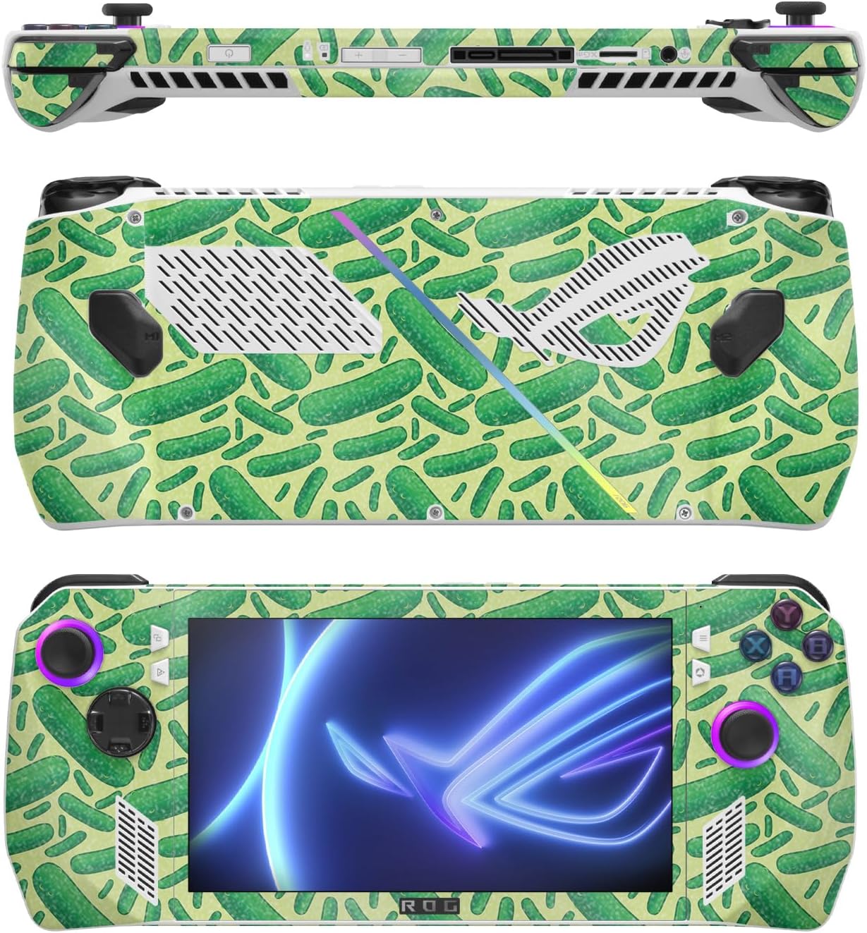 MightySkins Glossy Glitter Skin for Asus ROG Ally - Pickles