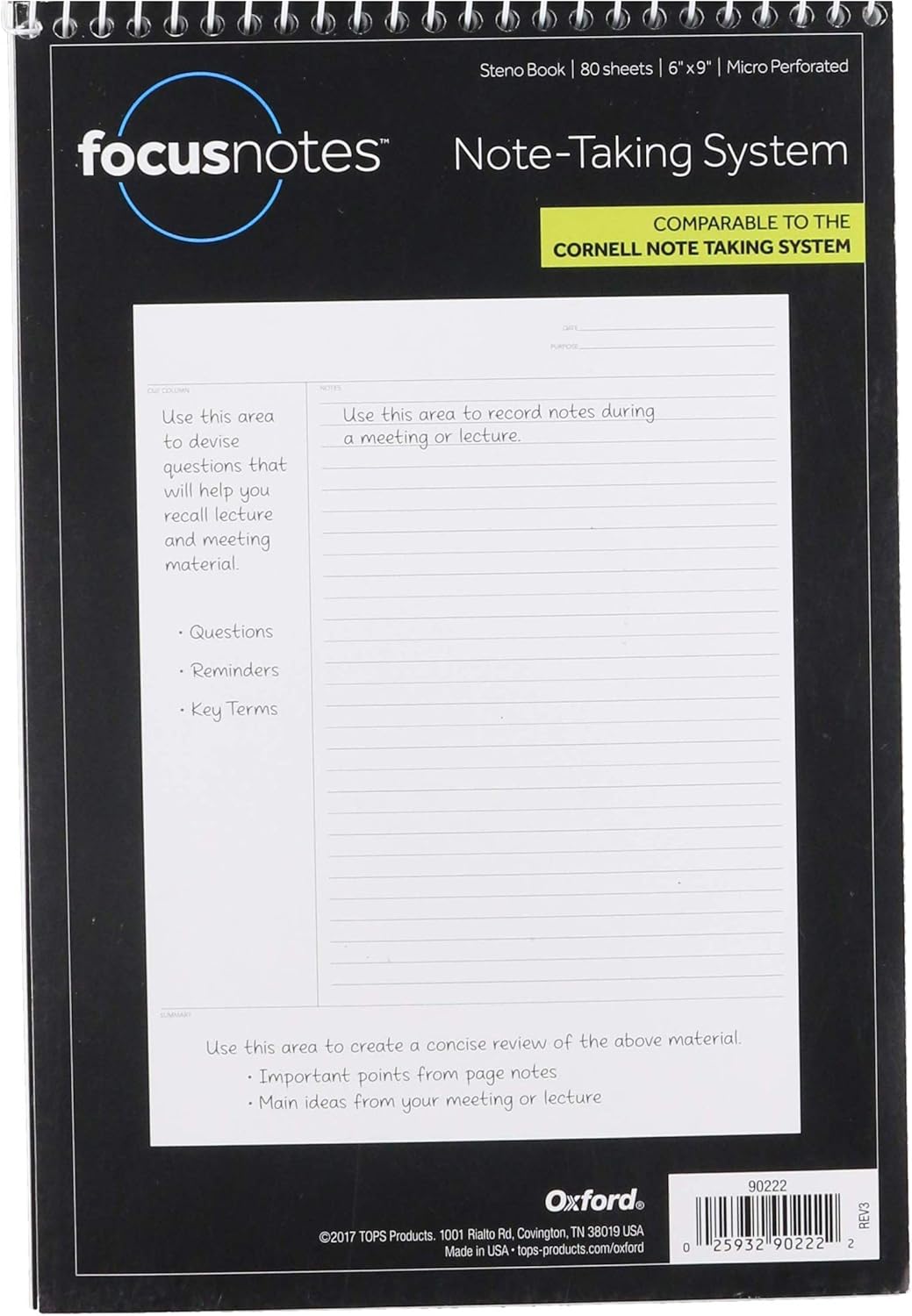 Innovative TOPS Steno Notebook - White