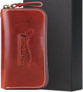 Leather Fly Fishing Wallet - Handmade Tanned Leather Fly Box