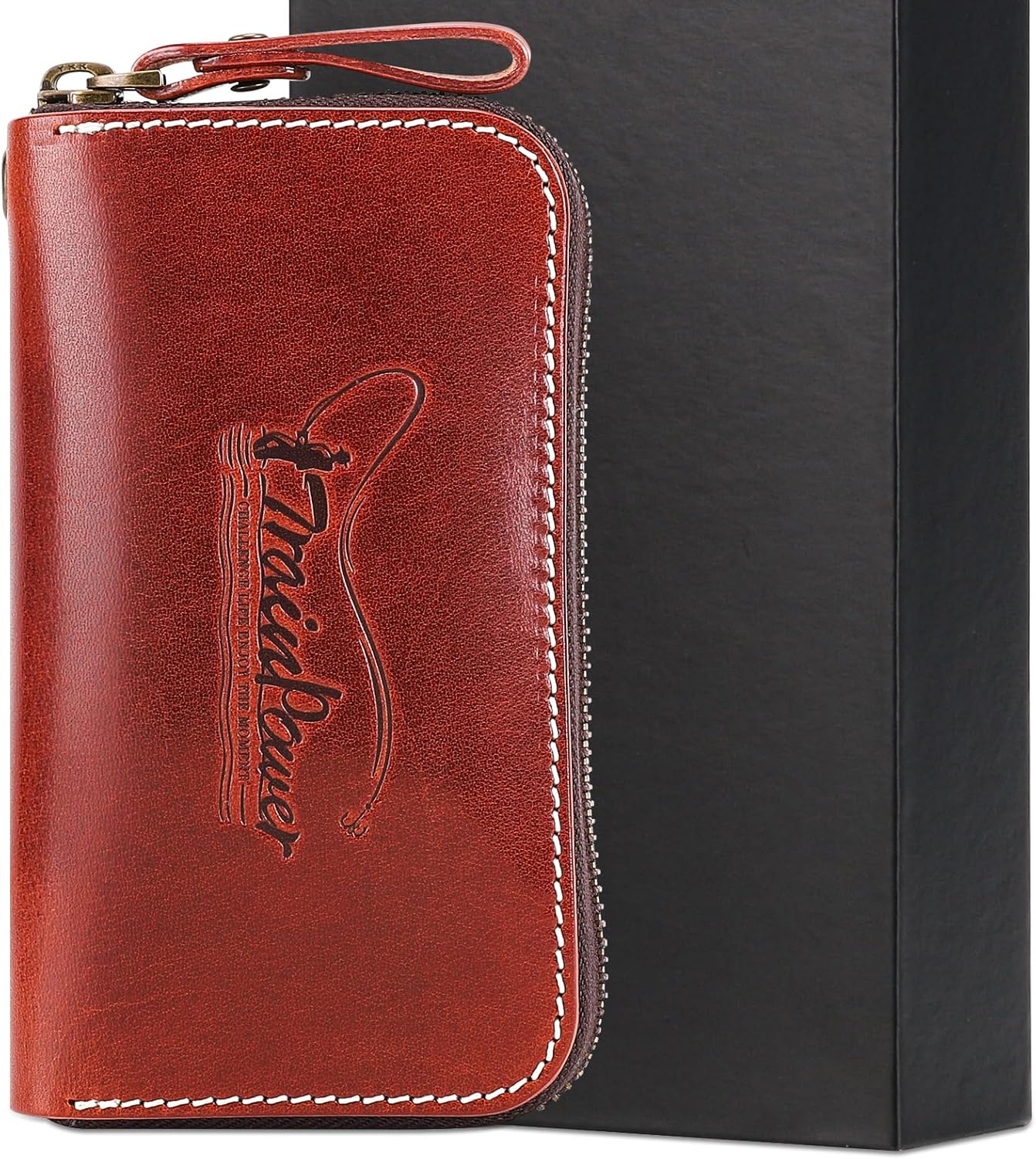 Premium Leather Fly Wallet: Stylish & Durable Organizer