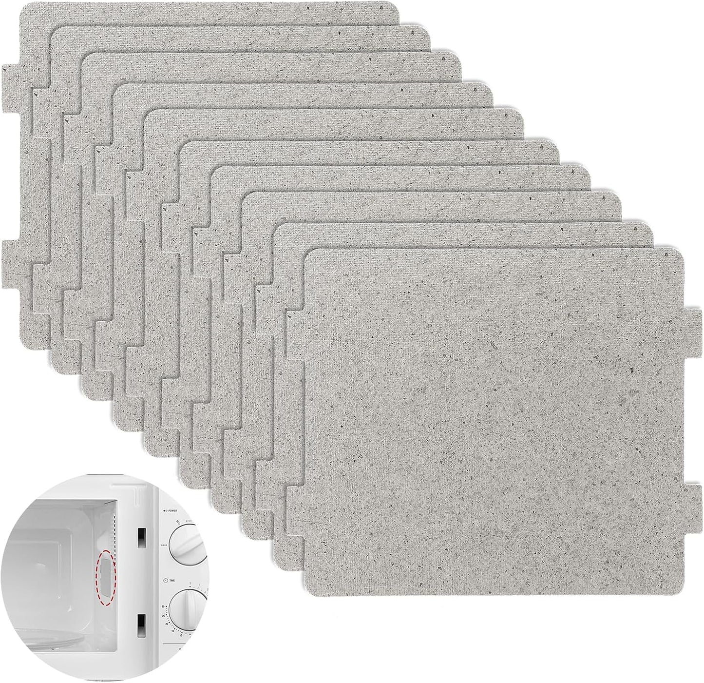 10x Microwave Mica Sheets - for Oven Repairing - 4.7x3.9inch