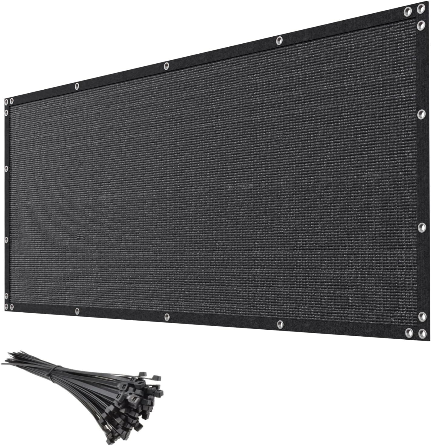 6ft x 100ft Black Privacy Screen Fence for Ultimate Protection