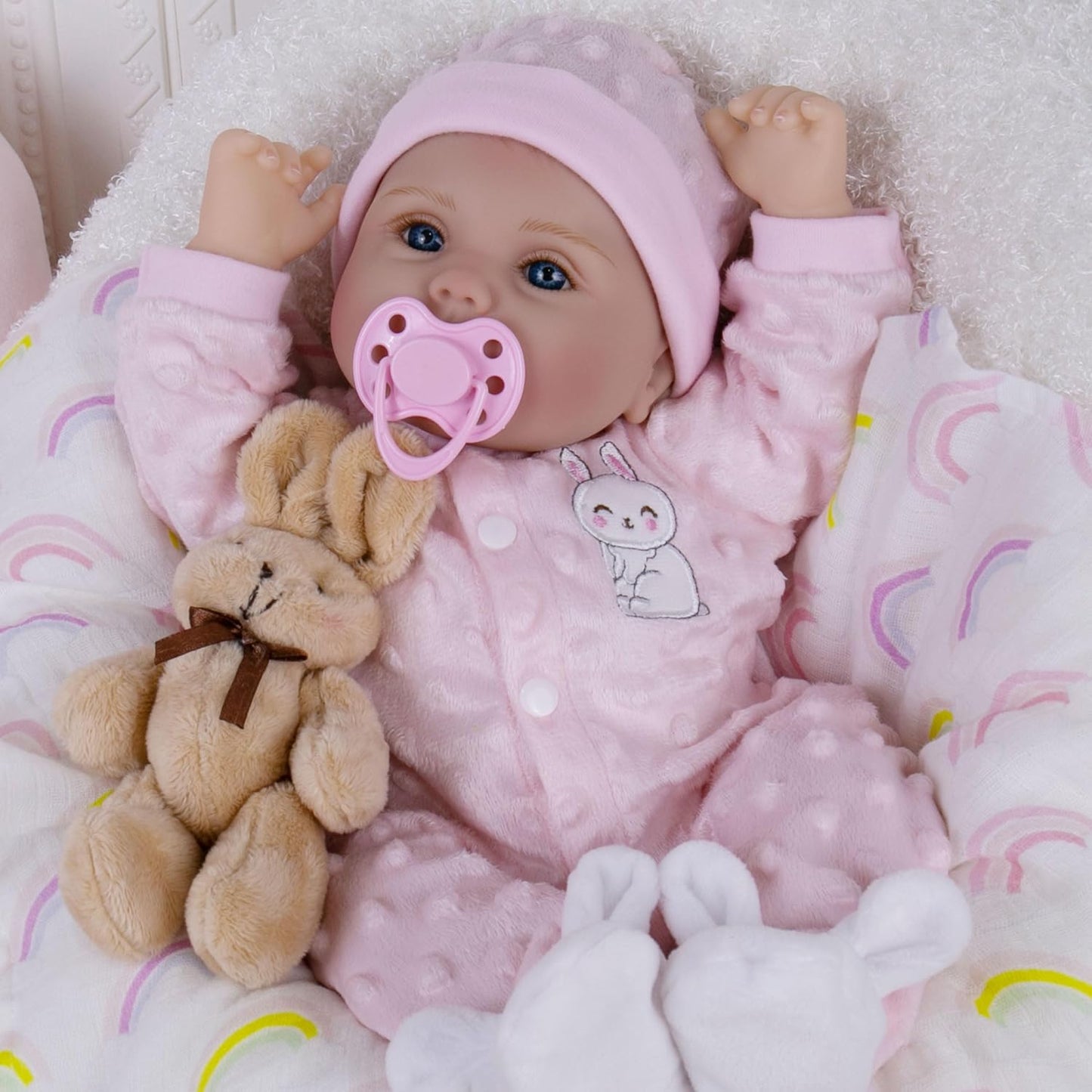 Milidool Reborn Baby Dolls: Lifelike 18 Inch Girl Doll Gift