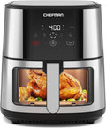 Chefman 8 Qt Air Fryer - Easy View, One-Touch Control, Family Size