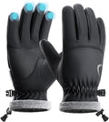 PULIOU Winter Waterproof Thermal Gloves for Men Women - Warm