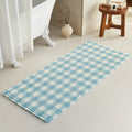 Non-Slip Waffle Runner Rug for Bathroom Washable Absorbent Mat