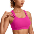 Women's Sports Bra Front Adjustable High Impact Support - Padded Shoes