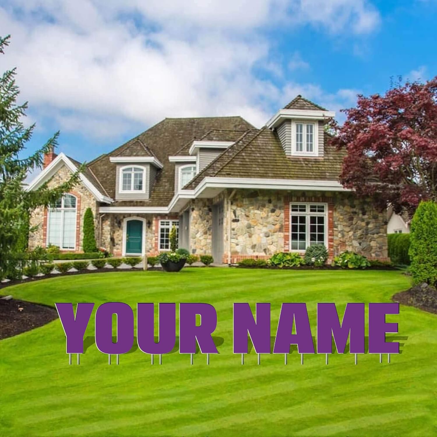 Custom 20 Inch Yard Letters for Personalized Outdoor Decor