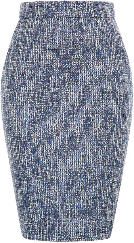 Kate Kasin Womens Knee Length Bodycon Pencil Skirt for Work