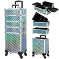 Stagiant Rolling Makeup Case 4-in-1 Travel Cosmetic Organizer - Large