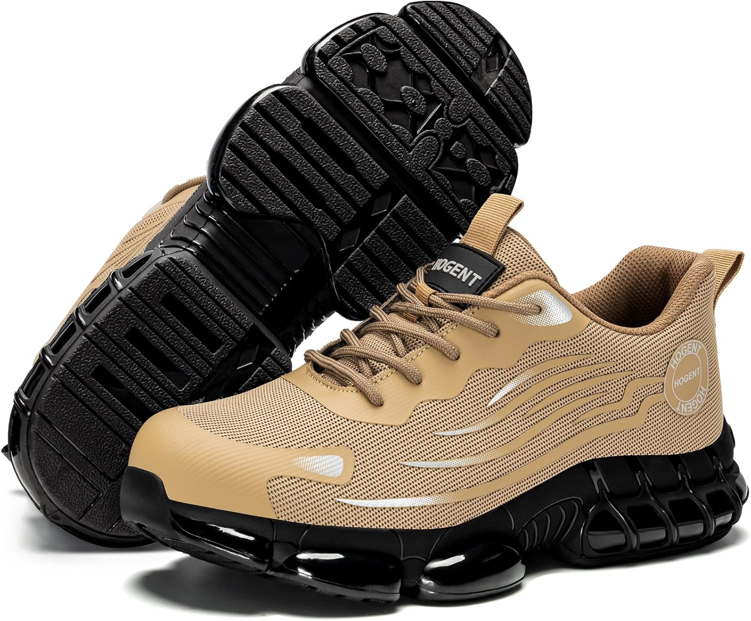 Hogent Steel Toe Shoes for Men Women Lightweight Safety Sneakers