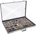 Aluminum Glass Display Case for Cards and Jewelry Collectibles