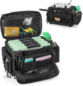 Waterproof Fishing Tackle Bag with EVA Bottom - Large Capacity