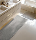 Large Waffle Bath Mat Set 2-Piece - Ultra Absorbent Non Slip Rugs
