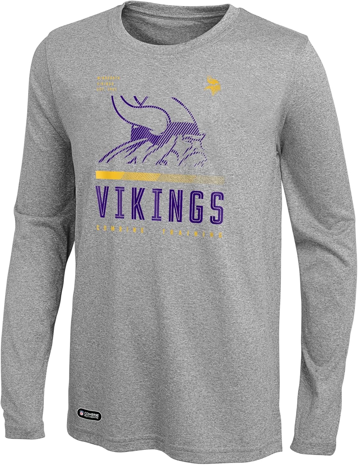 Outerstuff NFL Men's Red Zone Long Sleeve Performance T-Shirt