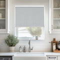 Cordless 100% Blackout Roller Shade - Light Grey Total Darkening