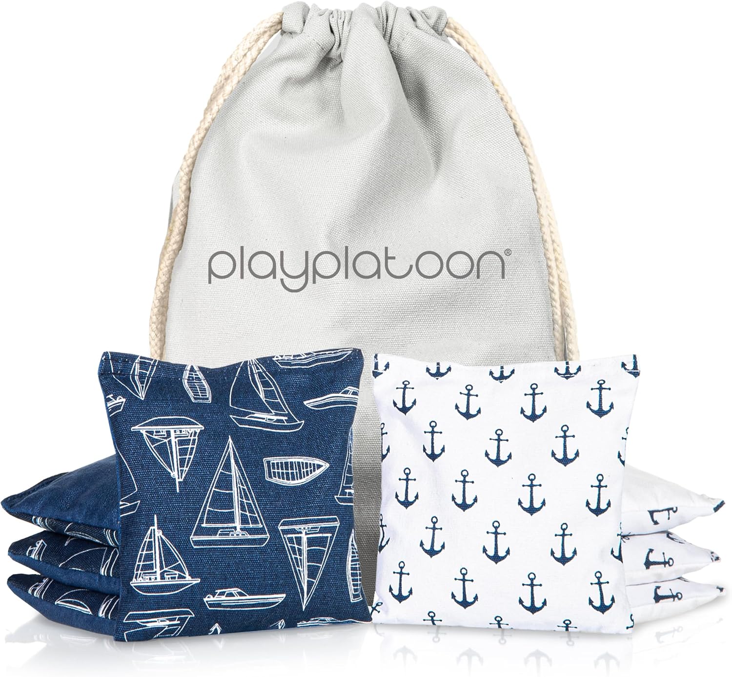 Professional Cornhole Bags - Set of 8 All Weather Double Sided