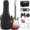 Electric Guitar Kit 39in Beginner Full Size - Complete Starter Set