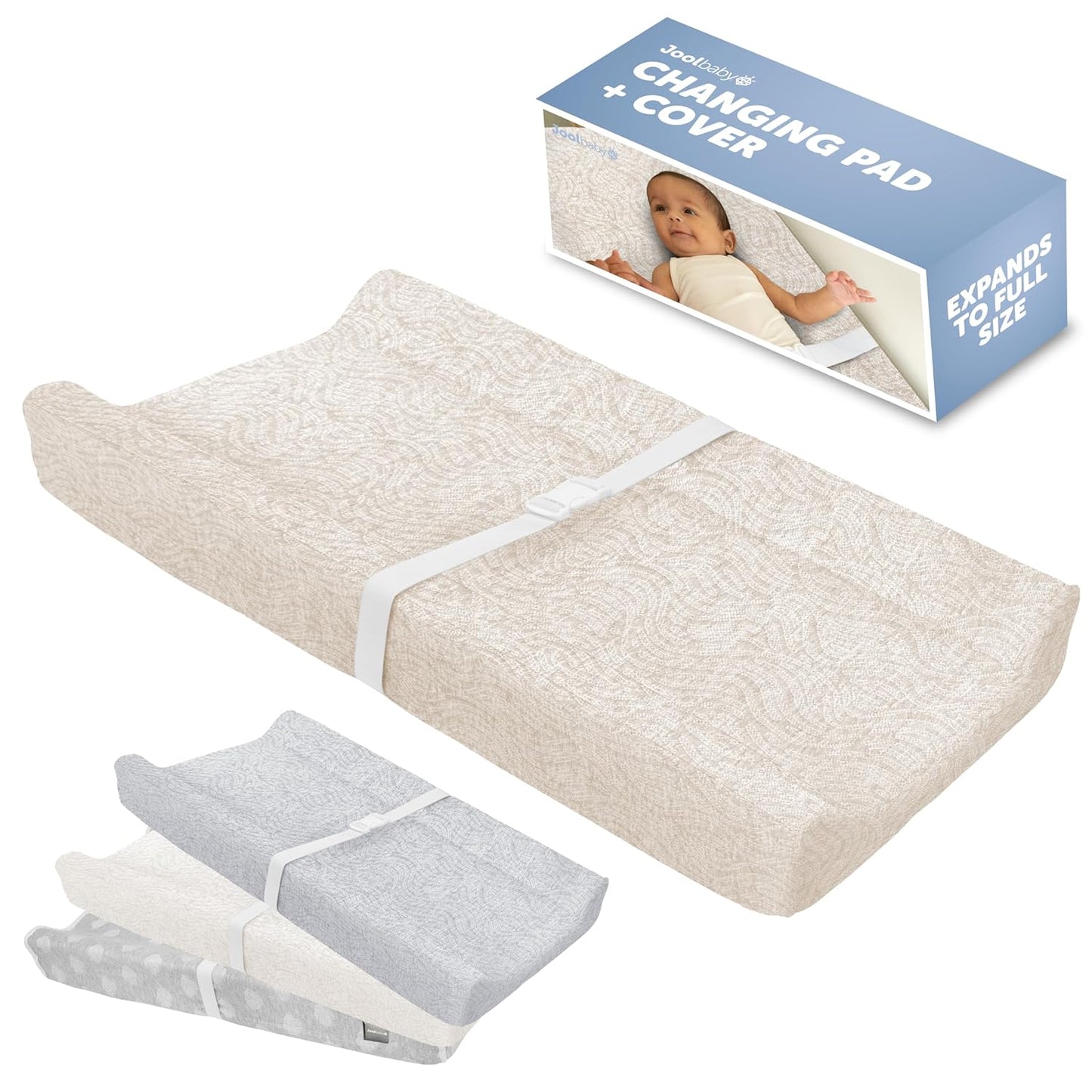 Jool Baby Soft Changing Pad with Washable Cover for Comfort