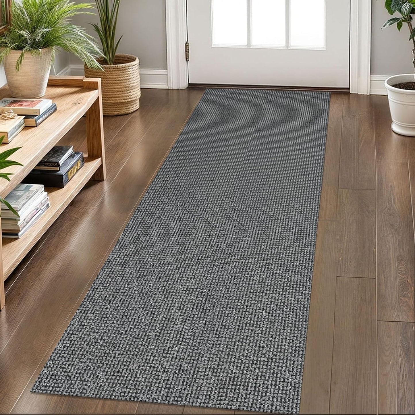 KOZYFLY 2x6 ft Washable Non Slip Runner Rug for Hallways