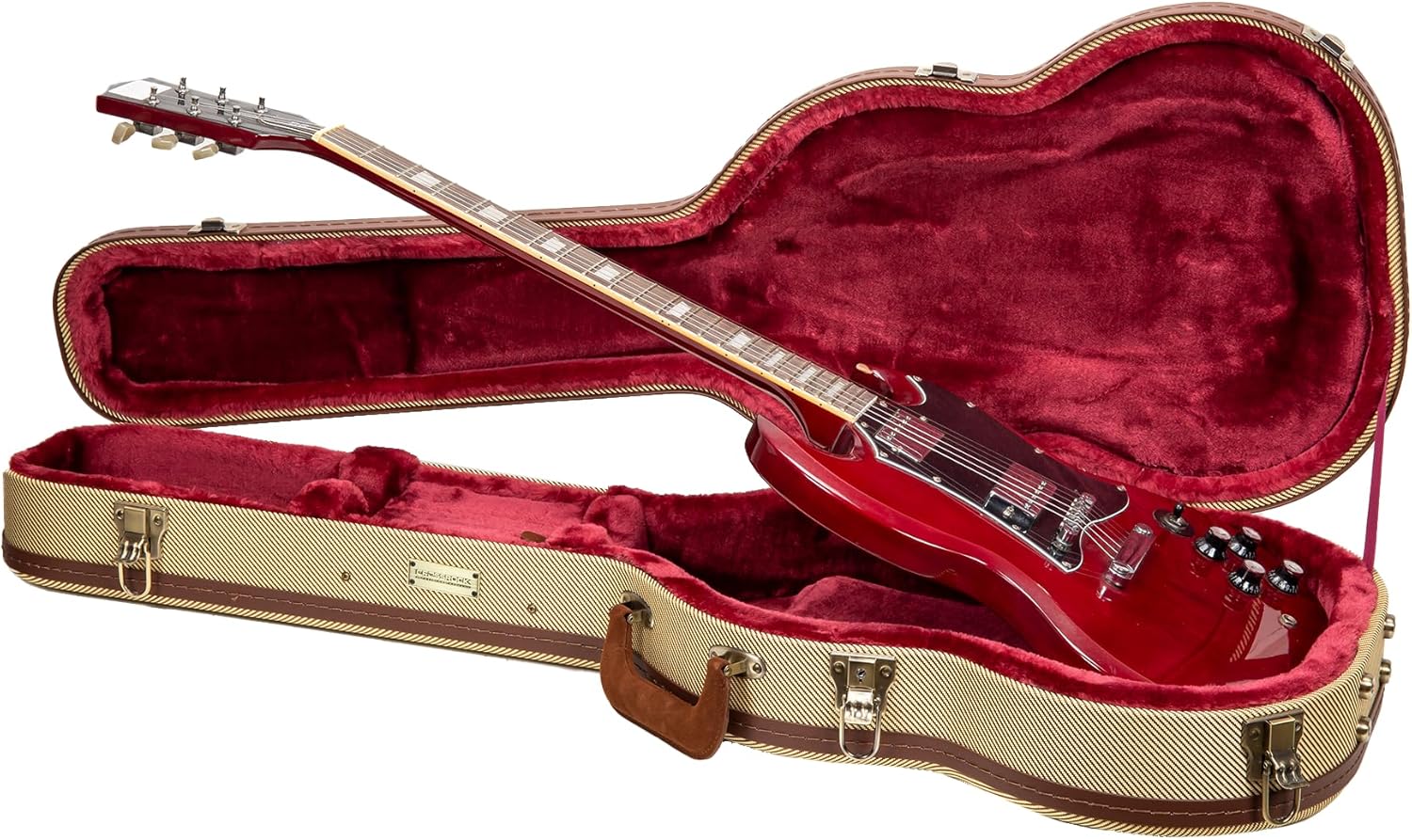Crossrock Master Series SG Electric Guitar Case for Safe Travel