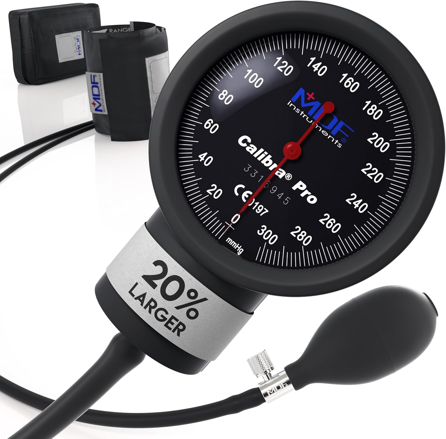 MDF Instruments Extra Large Gauge Calibra Pro Sphygmomanometer