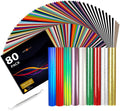 HTV Heat Transfer Vinyl Bundle 80 Pack 12 in x 10 in - 39 Colors