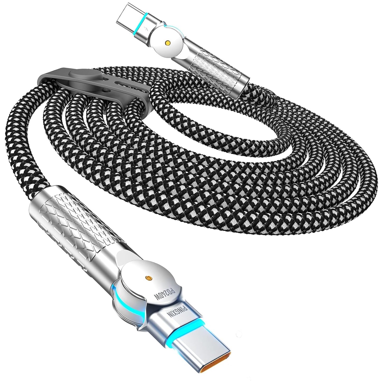 240W Fast Charge USB C Cable for iPhone & MacBook