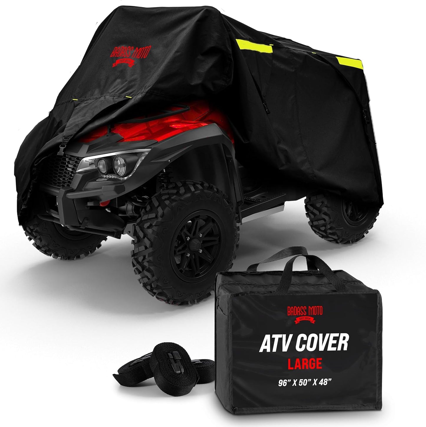 Badass Moto ATV Covers Waterproof Heavy Duty Quad Cover 95in