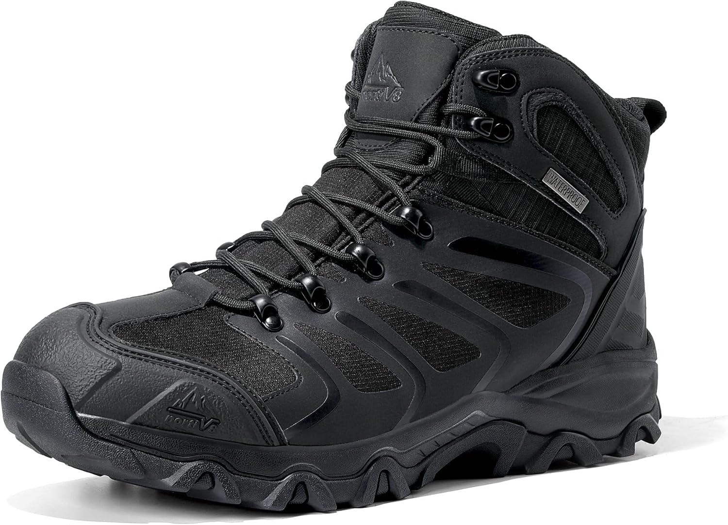 NORTIV 8 Men's Waterproof Hiking Boots for Outdoor Adventures