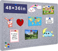 Large Decorative Felt Pin Board - 48 X 36 inches for Home