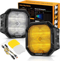 Auxbeam Color Play Series SAE Fog Lights - Dual Color DRL & Turn