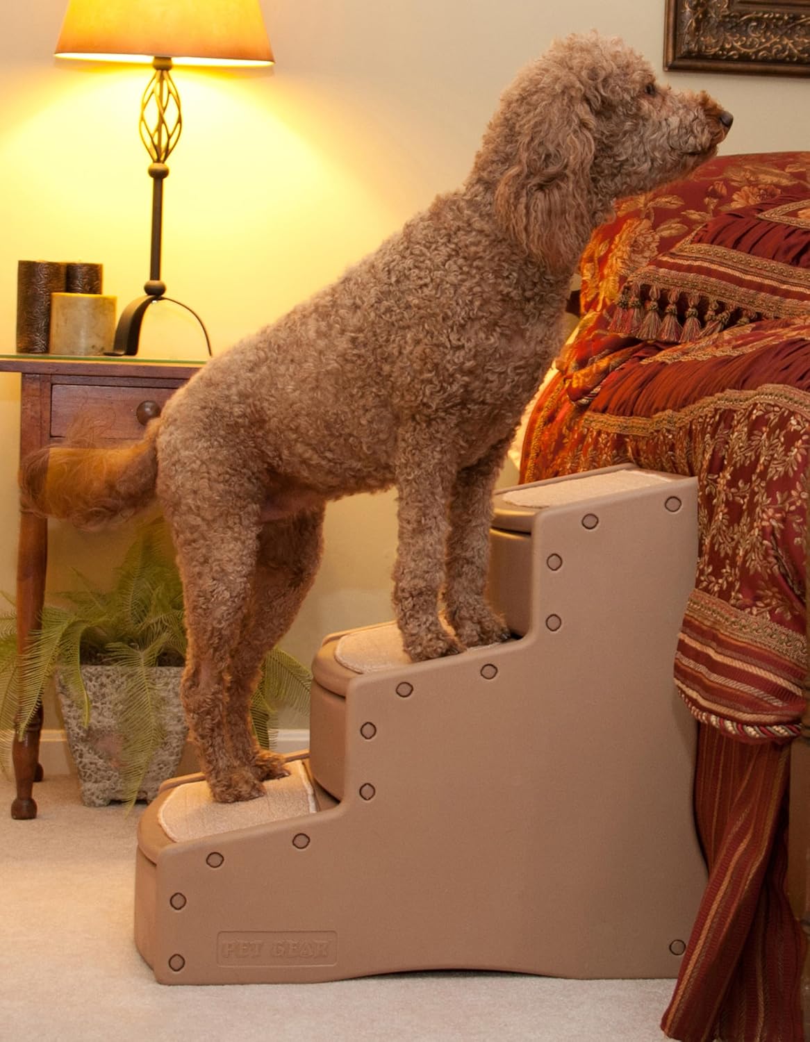 Pet Gear Easy Step III Extra Wide Pet Stairs for Dogs and Cats