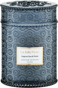 Aegean Sea & Dune Large Wooden Wick Candle - 19 oz Relaxing Scent